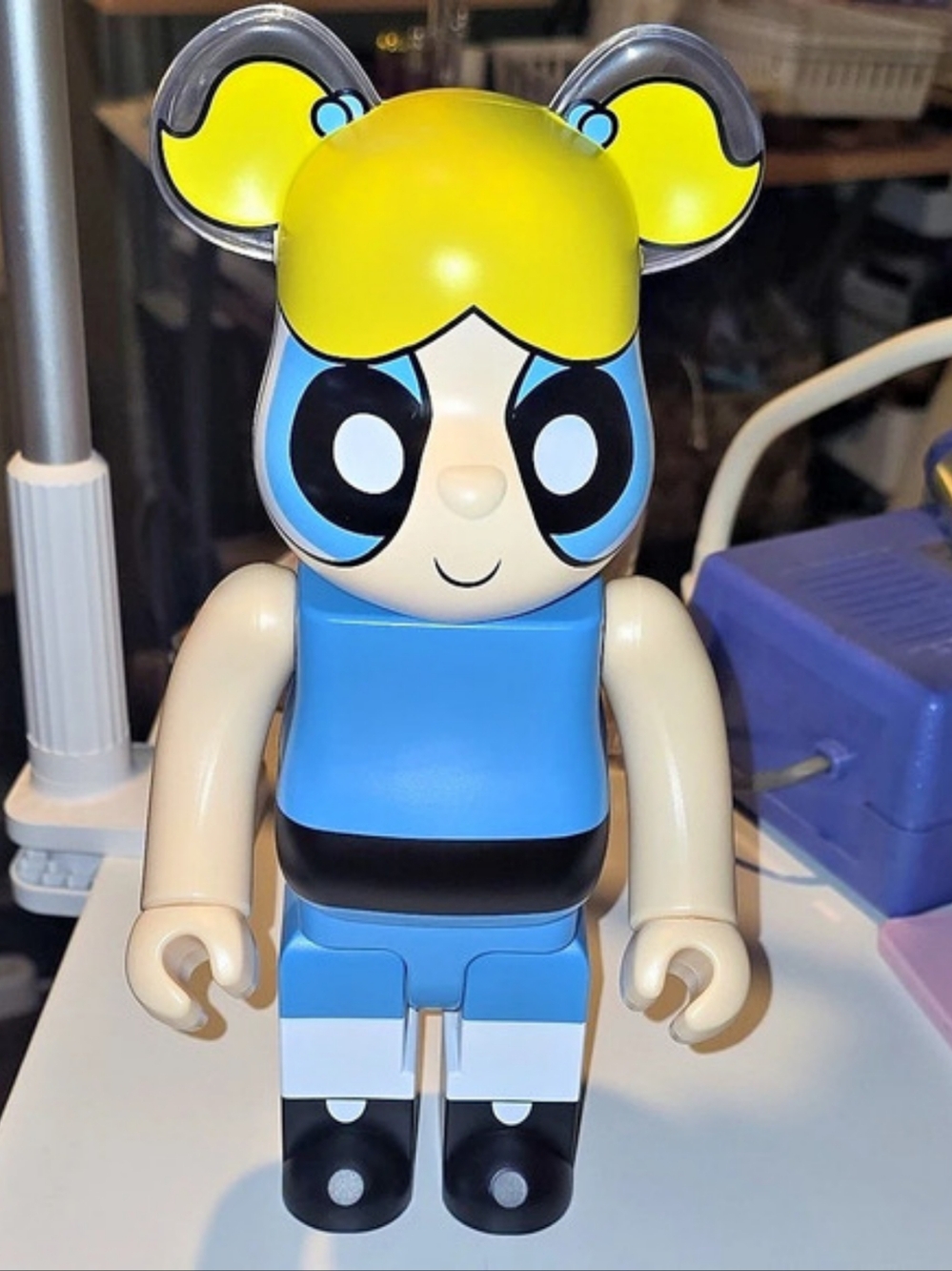 BE@RBRICK Powerpuff Girls Lot 400% Bubbles NIB + Loose 100% Blossom & Buttercup